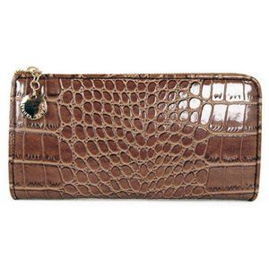 Ivanka Trump "IVANKA" Zip Around Wallet (Brown)